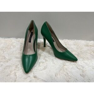 French Connection Womens Sierra Pointed Toe Comfortable Pumps Green Size 7 NWB